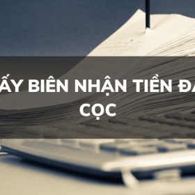 Biên Bản Nhận Tiền Đặt Cọc Mẫu Mới Nhất